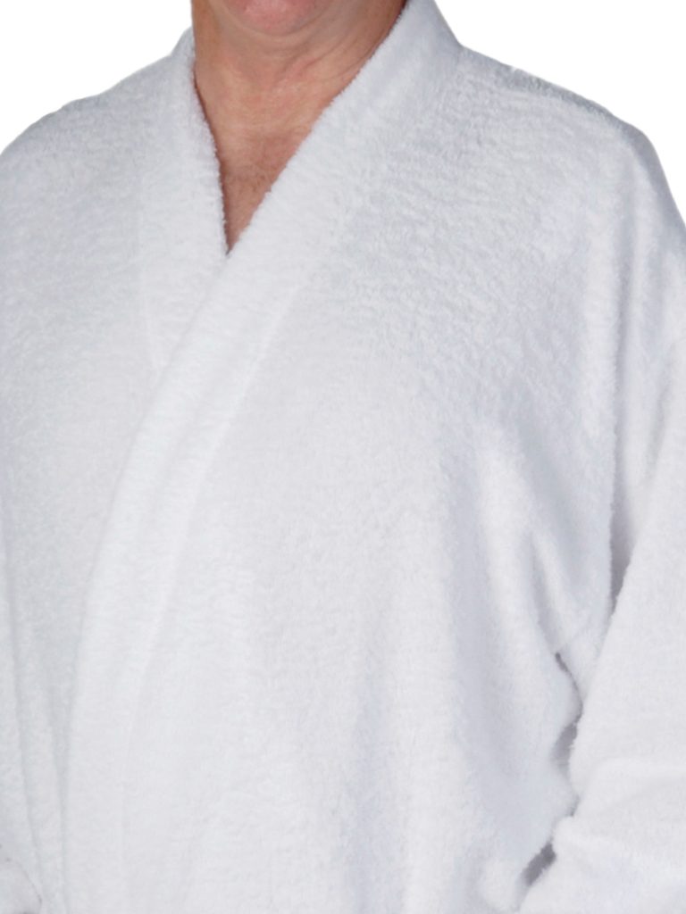 000d Towelling-Kimono-Robe-White