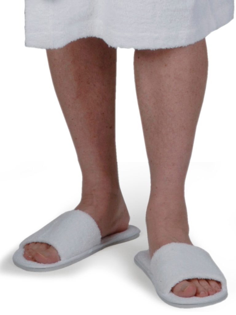 000f Towelling-Kimono-Robe-White