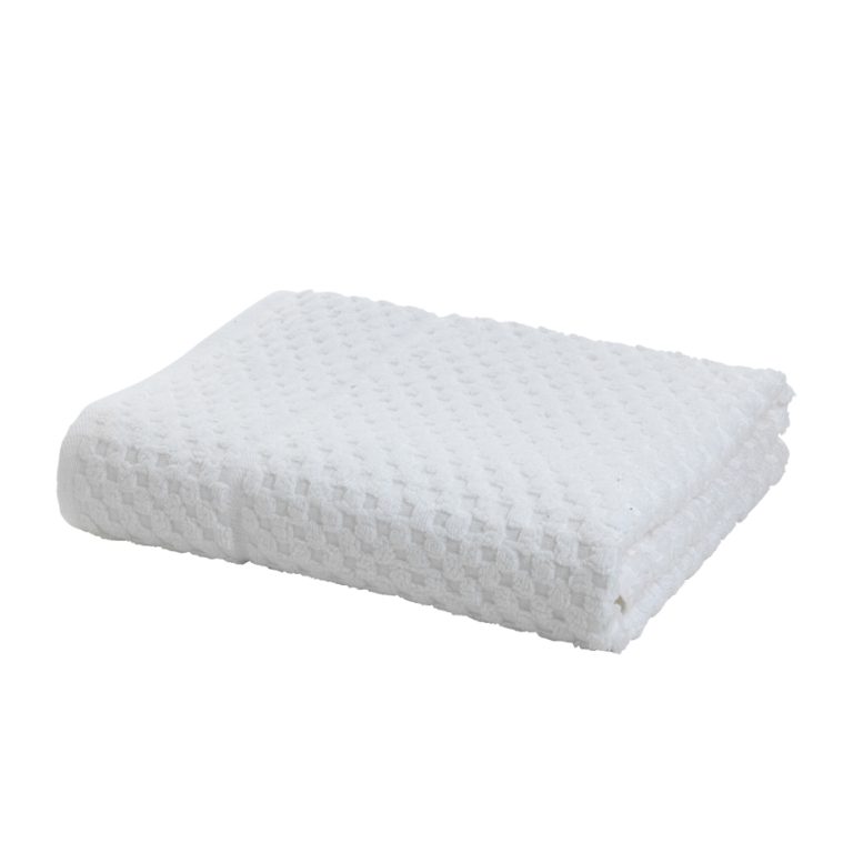05 Terry-Lustre-525gsm-Waffle-Weave-Bath-Towel White