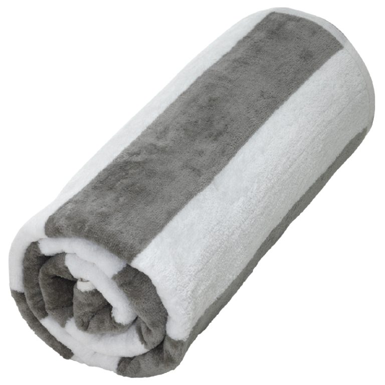 07b-Velour-Striped_Jacquard-Pool-Towel-Cement-White