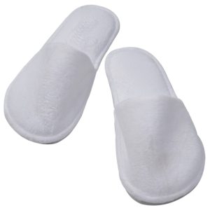 Velour Striped Pool Towel - Stone/White