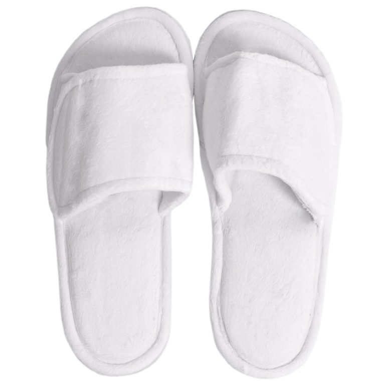 Open Toe Velcro White